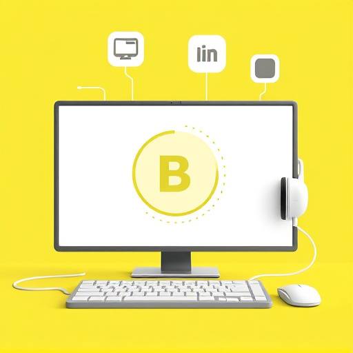 Illustrazione di una persona che naviga sul web con uno screen reader, con icone di tastiere e cuffie.